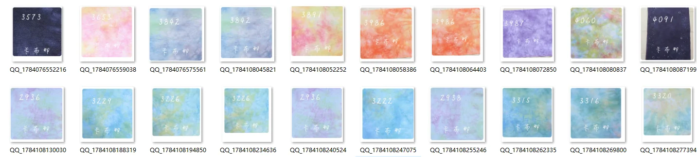Workshop "Cross-stitch/Hand-dyed Fabric/Colorful Fabric" Cross Stitch Aida 16ct Pearl Fabric, Shiny Silk Fabric 45-70CM