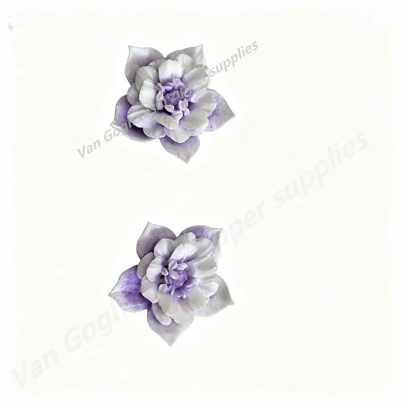 5 Stück Mix Neue Niedliche Harz-Blumen-Serie Flache Rückseite Scrapbooking DIY Schmuck Bastelzubehör Dekoration – Detail 3