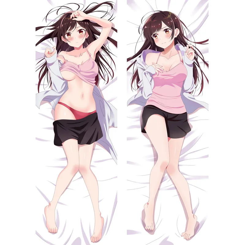 60x180cm Anime Cosplay Sexy Otaku Waifu Hugging Body Pillow Cover