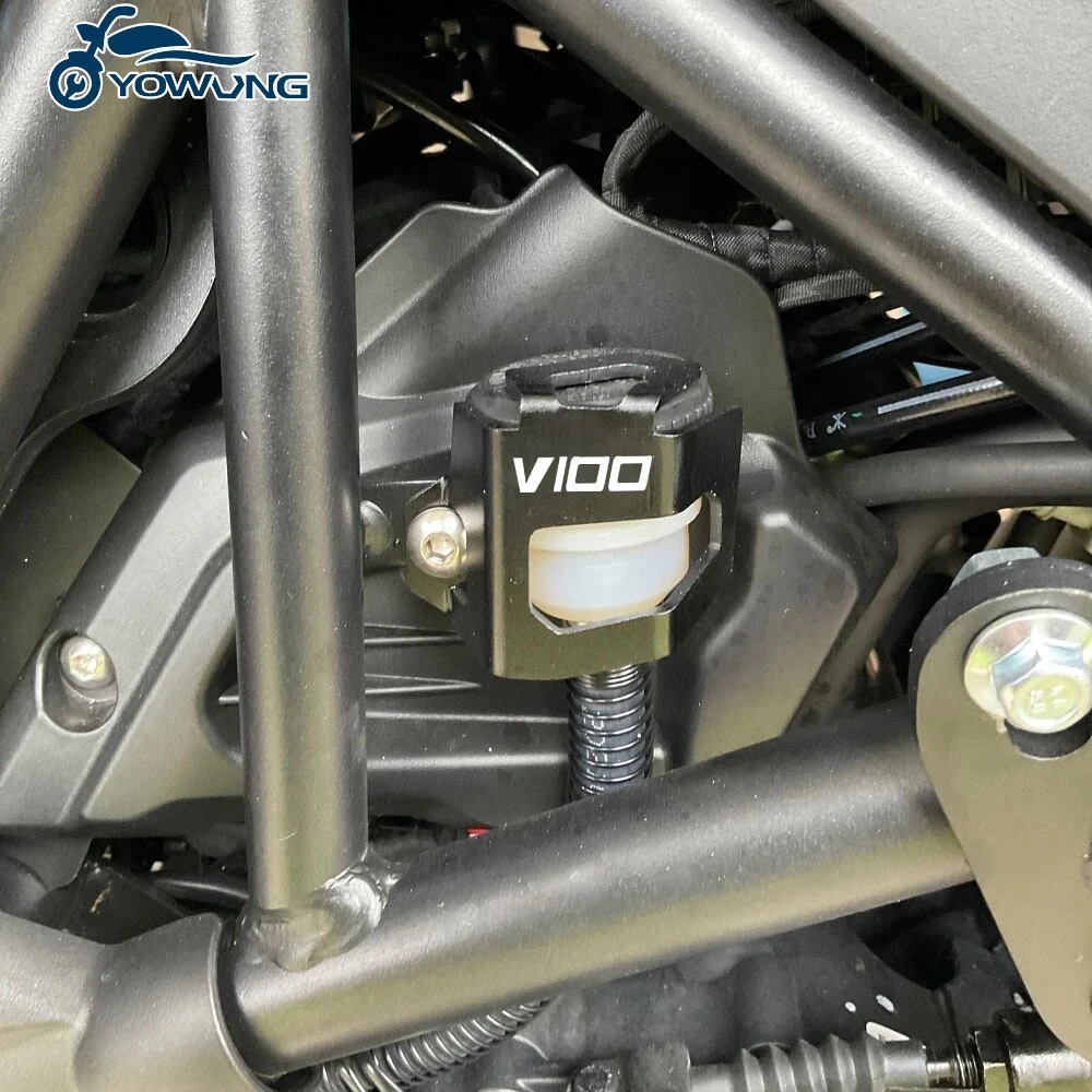 

Motorcycle Accessories For MOTO GUZZI V100 V85TT V 85 TT 2021-2023 2024 Rear Brake Fluid Reservoir Cover Guard Tank Protector