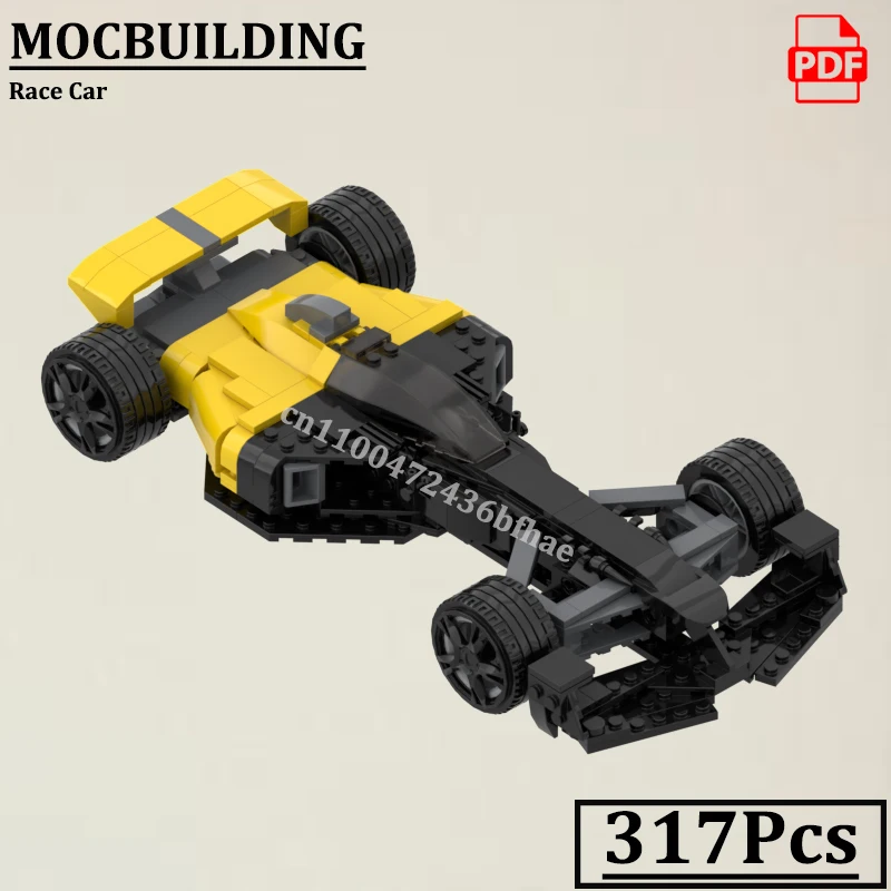 

Модель гоночного автомобиля RS 2027, MOCBUILDING, креативные блоки F1, строительные технологии, кирпичи, игрушки, подарок