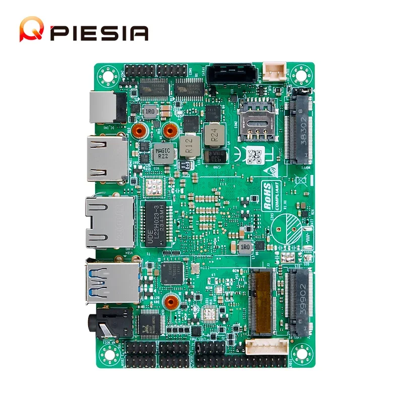 Piesia 12th Gen N100 I3-N305 2.5 inch Pico Itx Motherboard DDR5 2*COM 1*Lan POE 4K X86 Linux Embedded PC Industrial Motherboard