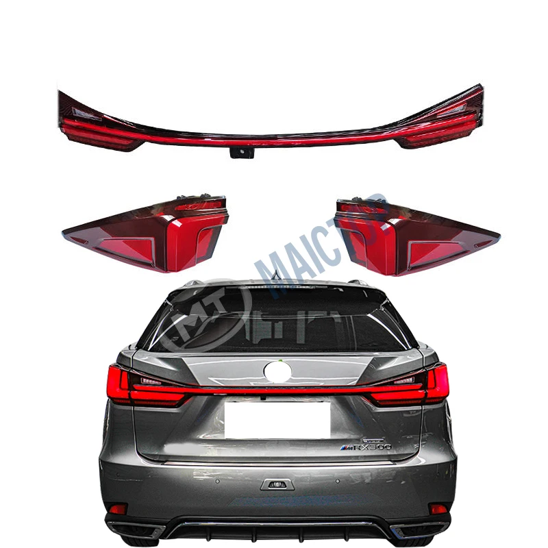 

Maictop Car Accesorios Facelift светодиодный динамический ходовой указатель поворота задний фонарь для Lexus Rx Rx350 Rx450 задний фонарь 2016-2022