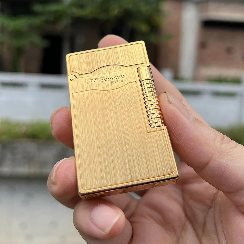 

Luxury Jt Dunant Lighters Soft Flame Outdoor Gas Inflatable Vintage Cigarette Tobacco Accessory For Father Collection