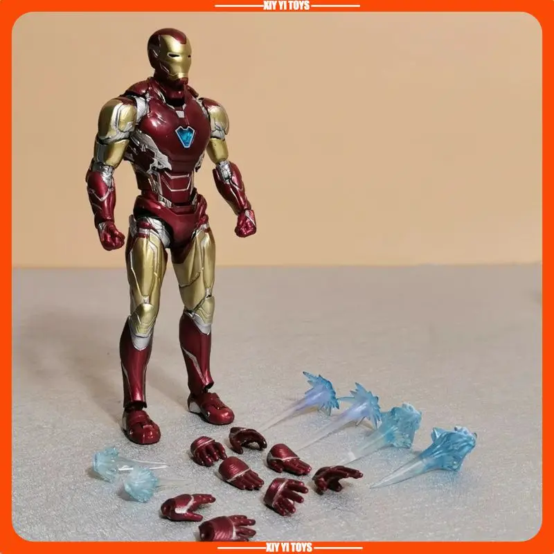 

Shf Iron Man Marvel Mk85 Avengers Joint Mobile Anime Handmade Model Doll Toy Collection Gift Accessories Are Replaceable