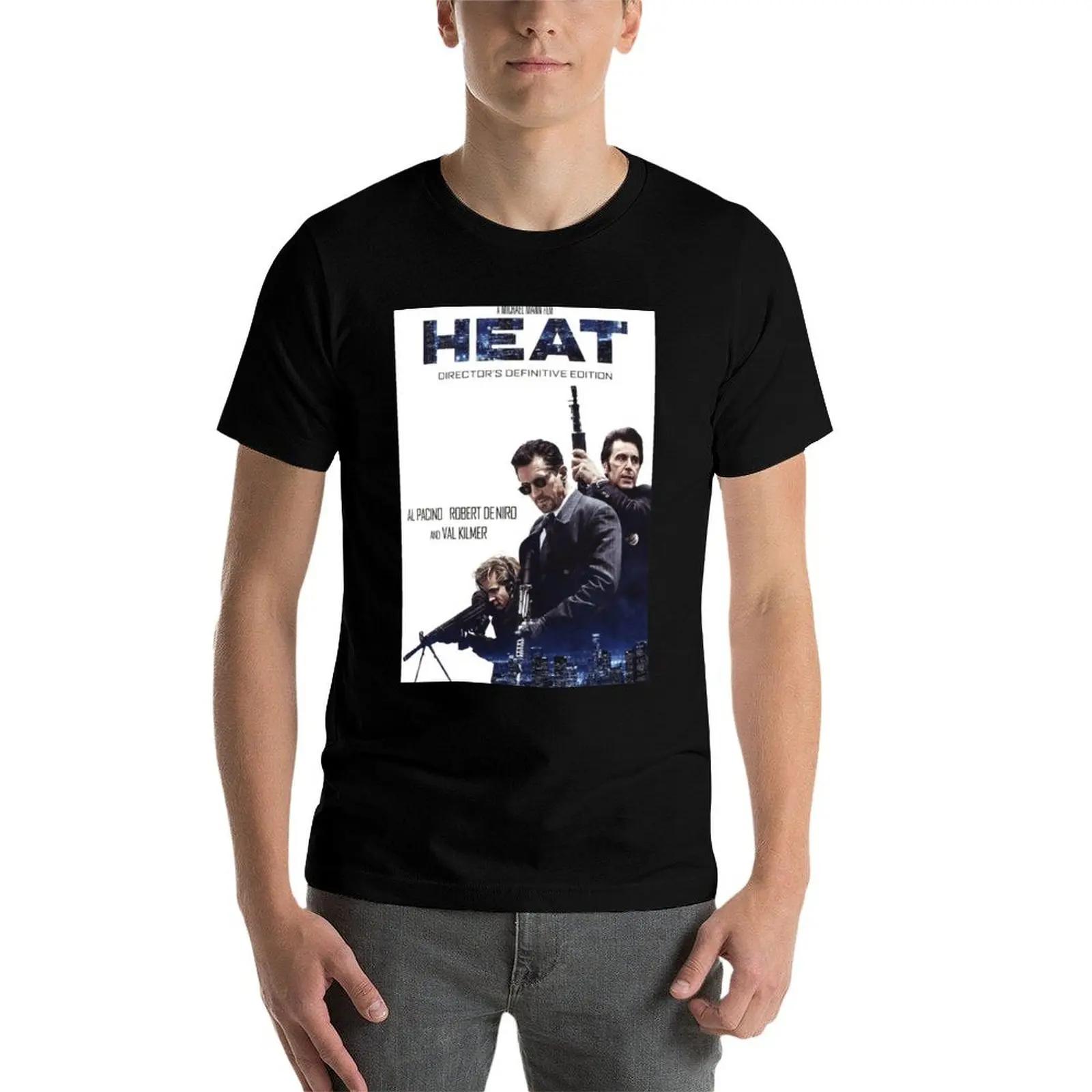 الحرارة (1995) فيلم (2) تي شيرت تي شيرت للرجل القطن أنيمي تي شيرت كبير الحجم تي شيرت #3