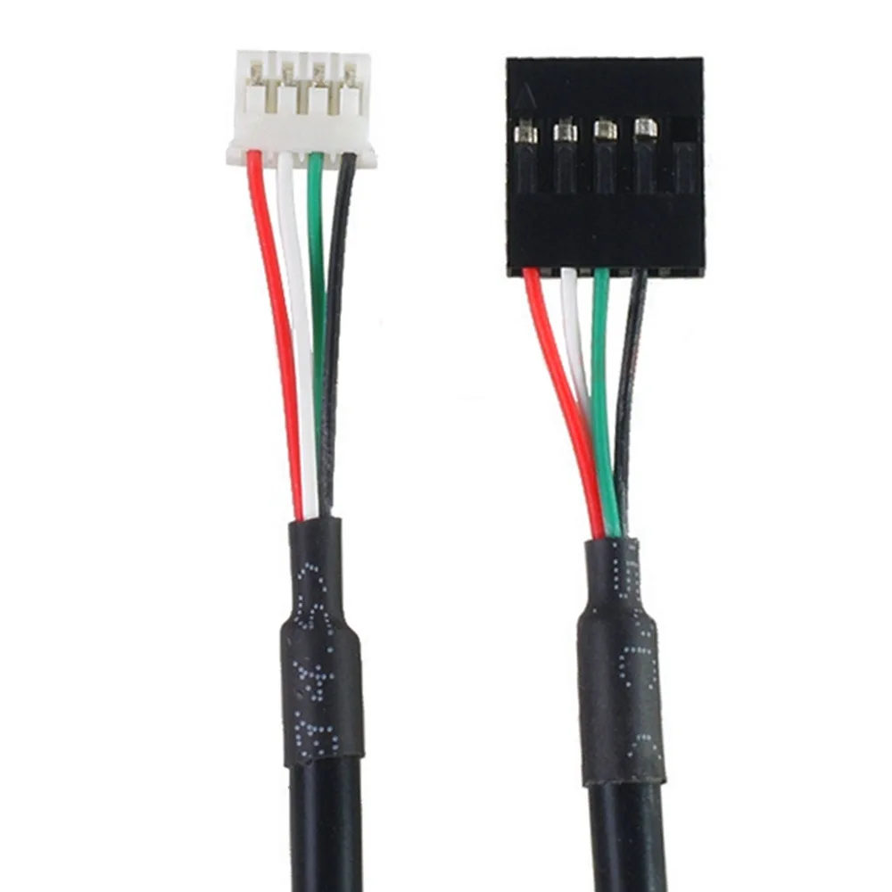 Ph2.0 Motherboard to DuPont 2.54 Cable, PH2.0 to DuPont 2.54mm 4Pin Male/5Pin Female USB 2.0 Converter Cable 30cm