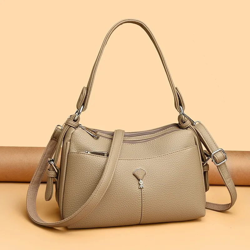 新しいファッション小さな正方形シンプルな多用途ショルダーエレガントママカジュアル通勤クロスボディバッグ