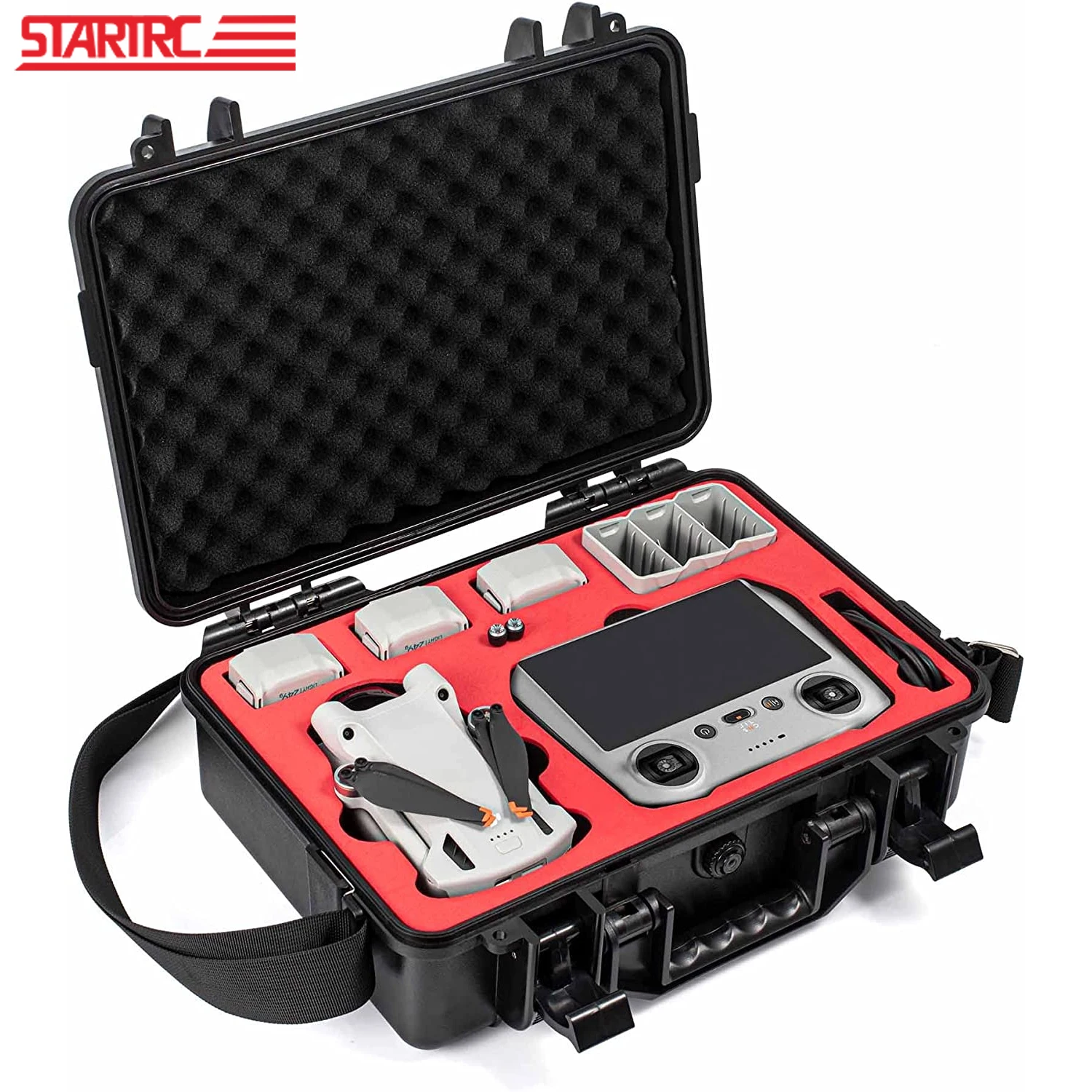 STARTRC Storage Box for DJI Mini 3/Mini 3 Pro Carrying Case Hard Shell Waterproof Box For DJI RC/N1 Controller Portable Suitcase