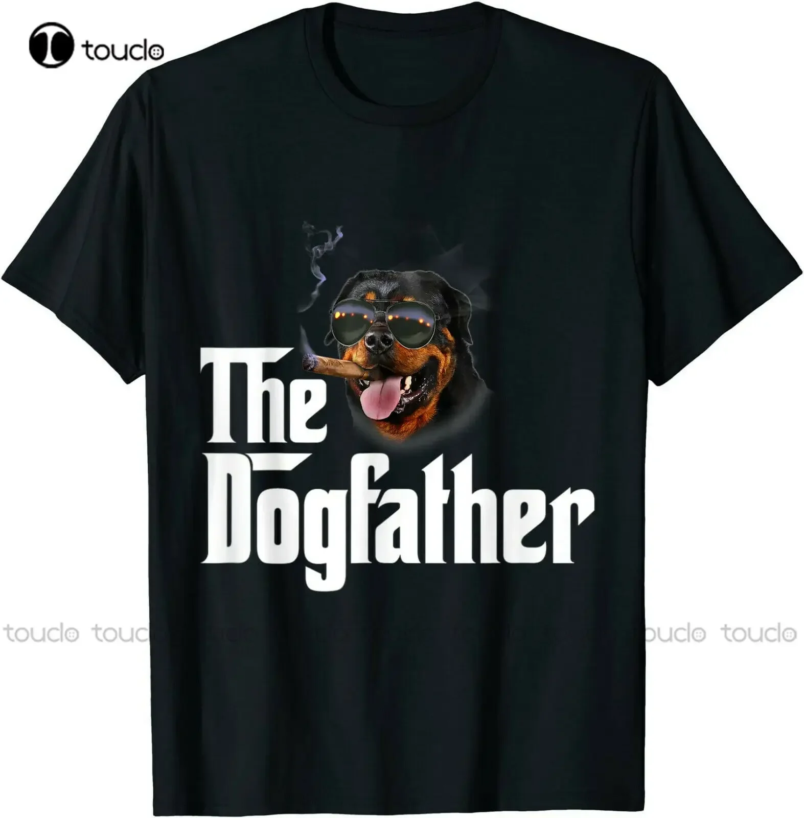 New The Dogfather Rottweiler Funny Dog Owner Dog Lover T Shirt - Xs-5Xl Mens Muscle Shirt Cotton Tee Xs-5Xl Unisex Fashion Funny