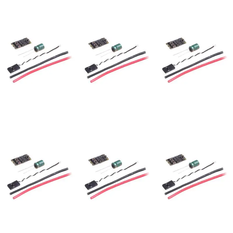 6Pack X(Brushless ESC 25A AM32 2-5S PWM DSHOT300 DSHOT600 Bidirectional Forward Reverse for RC FPV Drone
