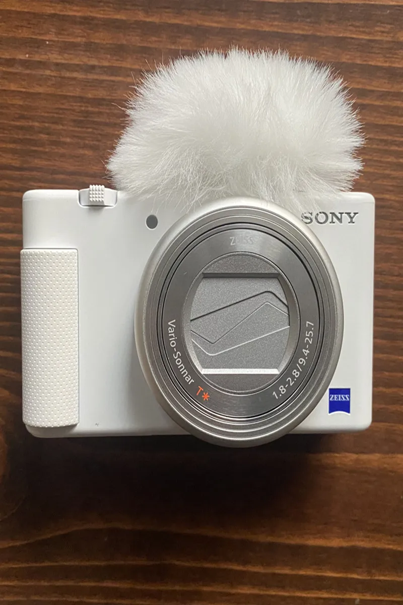Blue Mantis Dead Cat Hot Shoes And Furry Windscreen For Sony ZV-1 Vlog  ZV1F Hot Boots Artifical Fur Windshield For Sony ZVE10