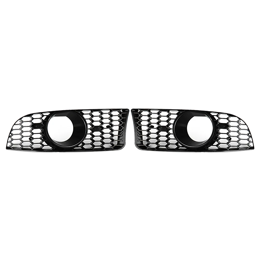 

2XCar Front Grille Grill Lower Bumper Fog Light Cover Trim Style A