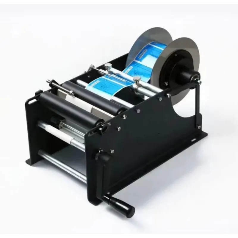 for Round Bottles Self-Adhesive Small Desktop Manual & Semi-Automatic Labeling Machine