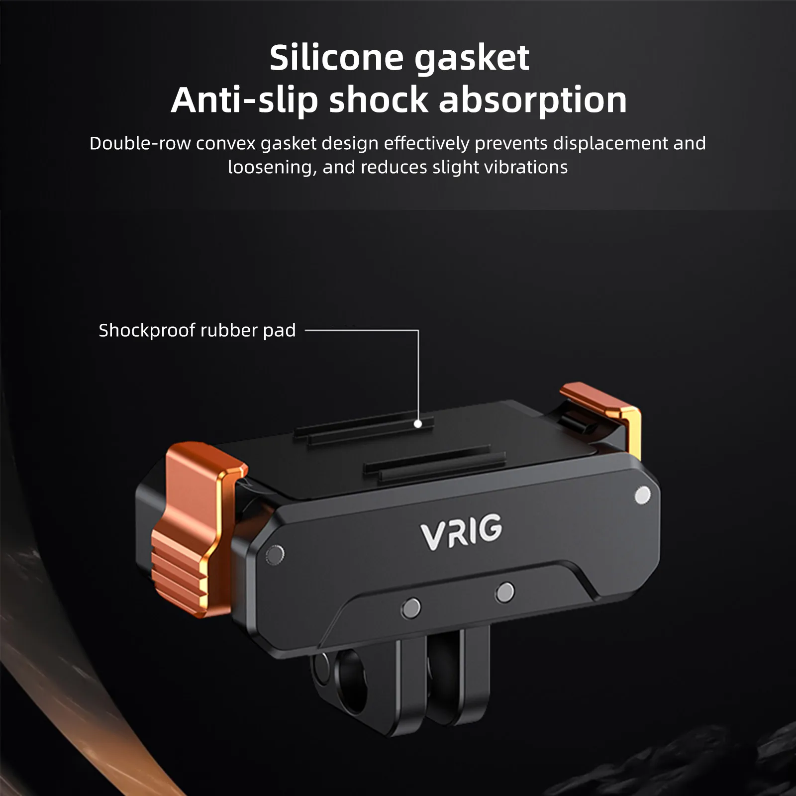 UURig VRIG 磁気クイックリリースマウント DJI OSMO Action 5 Pro/4/3 アダプターマウント用 1/4 インチネジ付き DJI アクションアクセサリー用