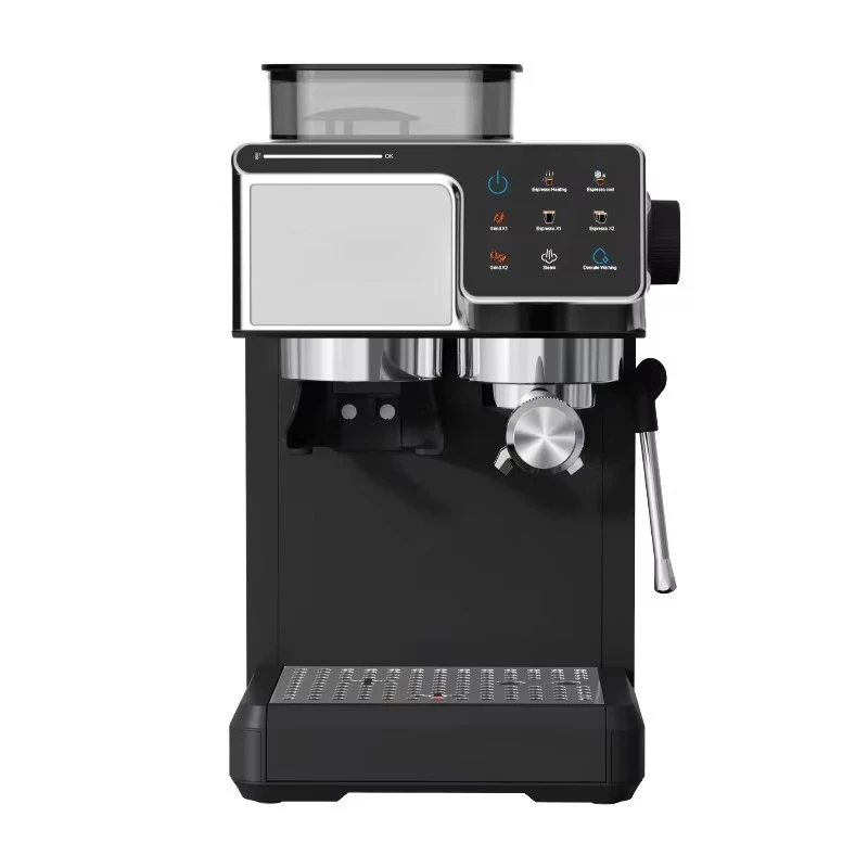 

Customizable Auto Distribute&Tamp Espresso Machine with Grinder Coffee Machine Cold Brew Milk Frother