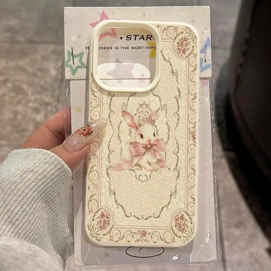 TPU Bunny Pattern Phone Case for iPhone 17 16 15 14 Plus 13 12 11 Pro MAX Air product photo