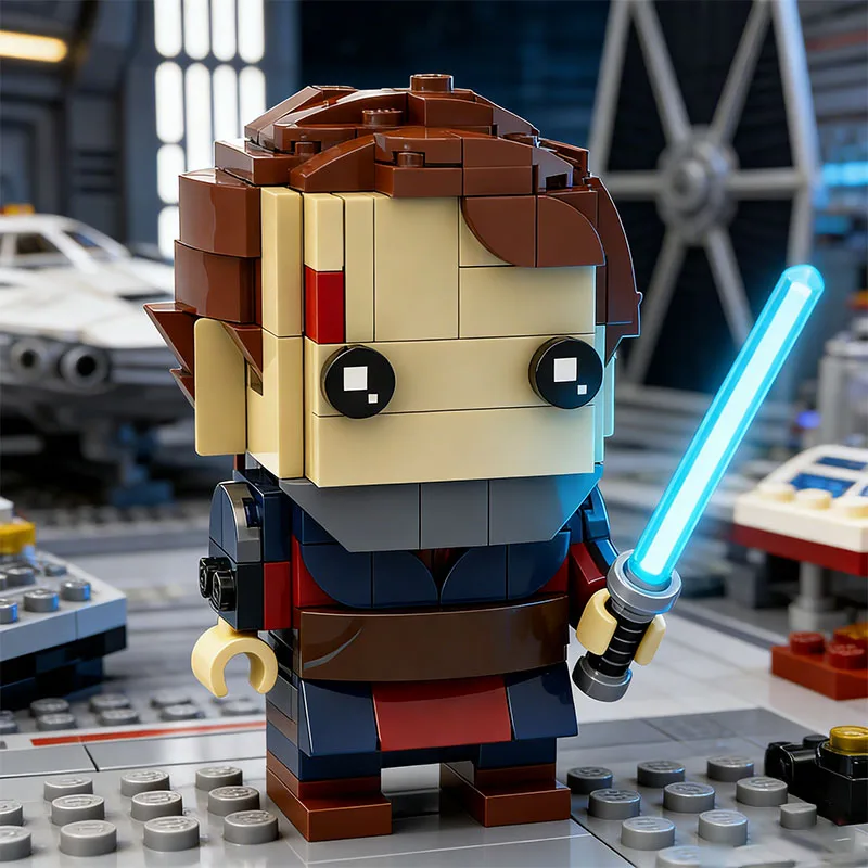 184개 인기 게임 캐릭터 시리즈 우주 기사 MOC 맞춤형 모듈식 블록 창의적 디자인 DIY 장난감 생일 선물