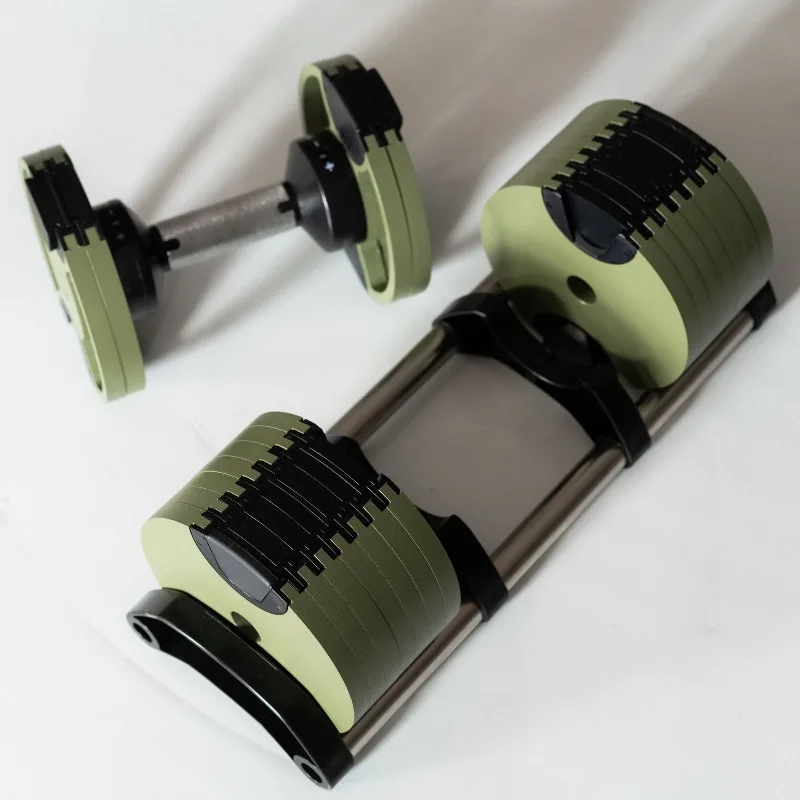 Cardio Fitness Exercise Equipment 24kg/32kg Black Adjustable Dumbbell 2kg Increment
