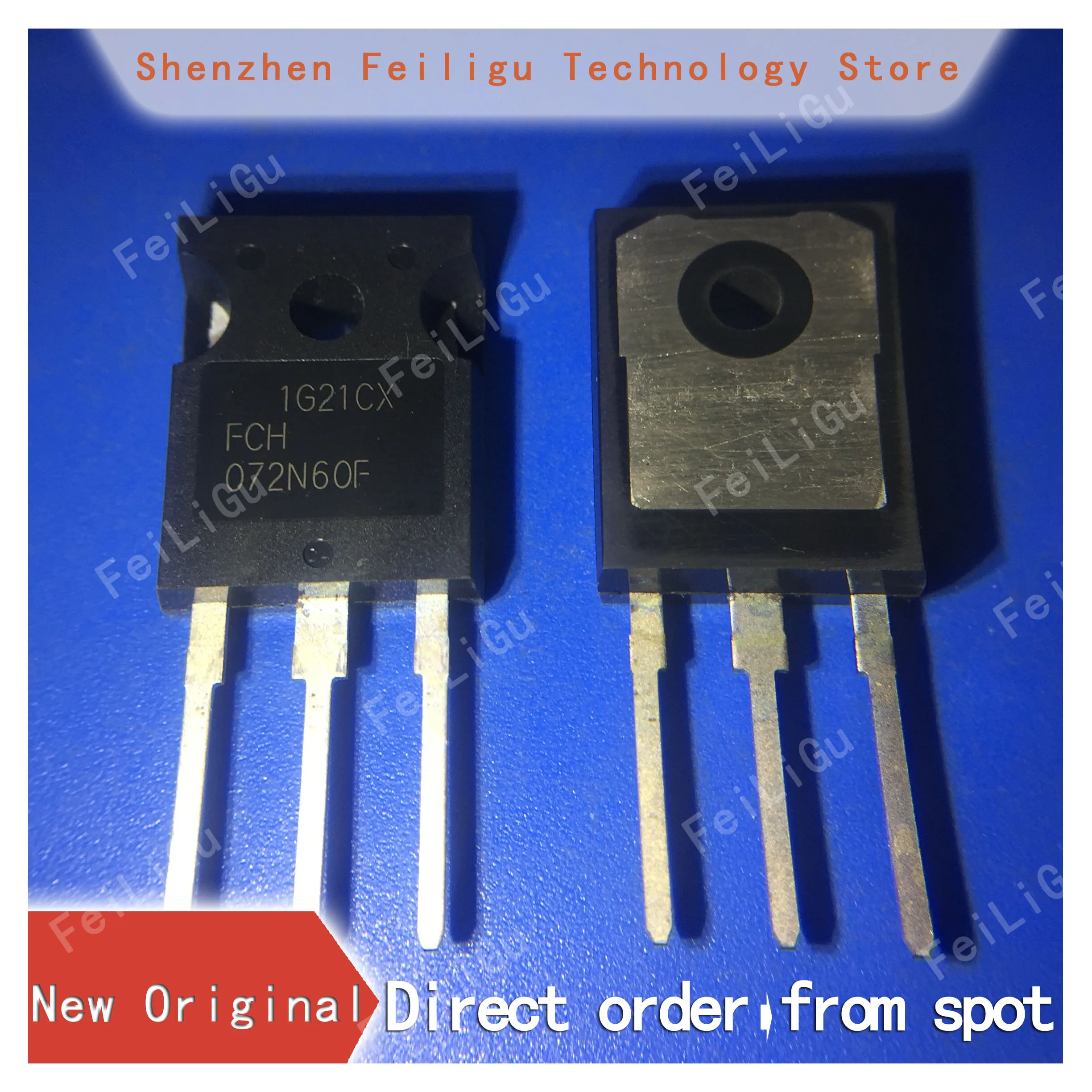 1/10/30Pieces 100% New original FCH072N60F FCH072N60 package:TO-247 in-line 600V 52A 481W N-channel MOS FET
