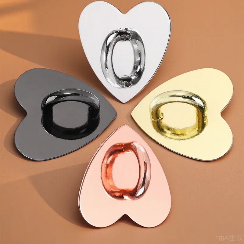 

20pcs Rope Hooks Heart Shaped Alloy Mobile Mobile Phone Buckle Buckles Adhesive Phone Cover Accessories Lanyard Strap