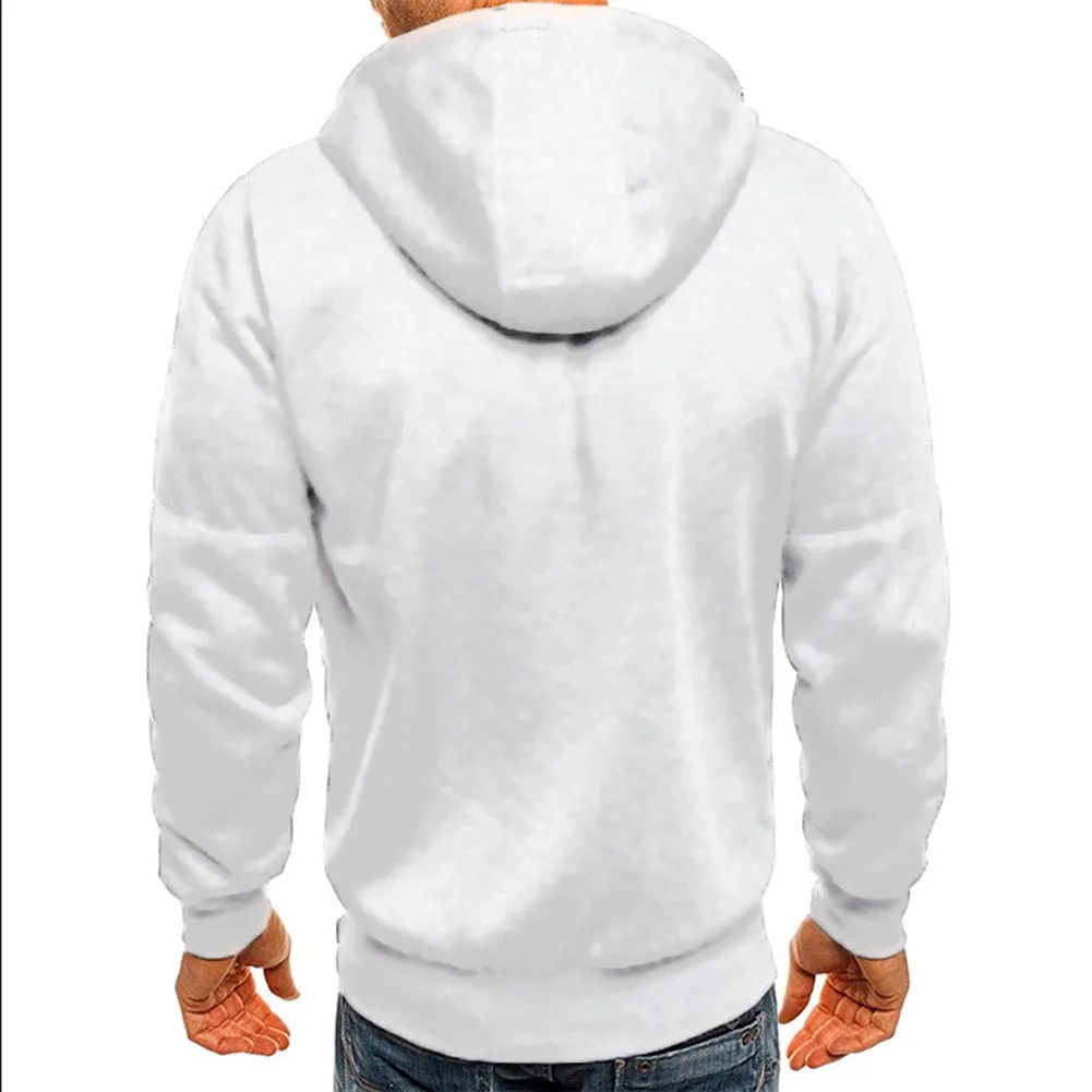 Casual Outings Sporting Activities Casual Sweatshirt Casual Long Sleeve Jacket For Men Hooded Sweatshirt Regular Length