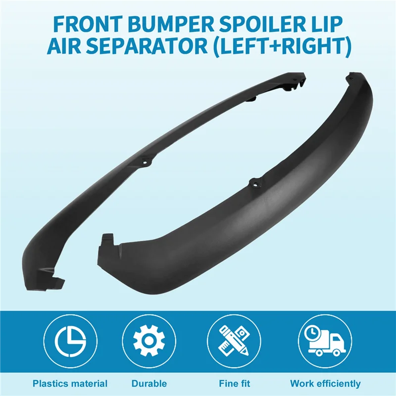 AV34-2Pcs الجبهة حافة مصد السيارة المفسد الهواء الذقن الفاصل لوحة الستارة السفلية لفورد فوكس 2012-2014 FO1095244C CP9Z17626B #6