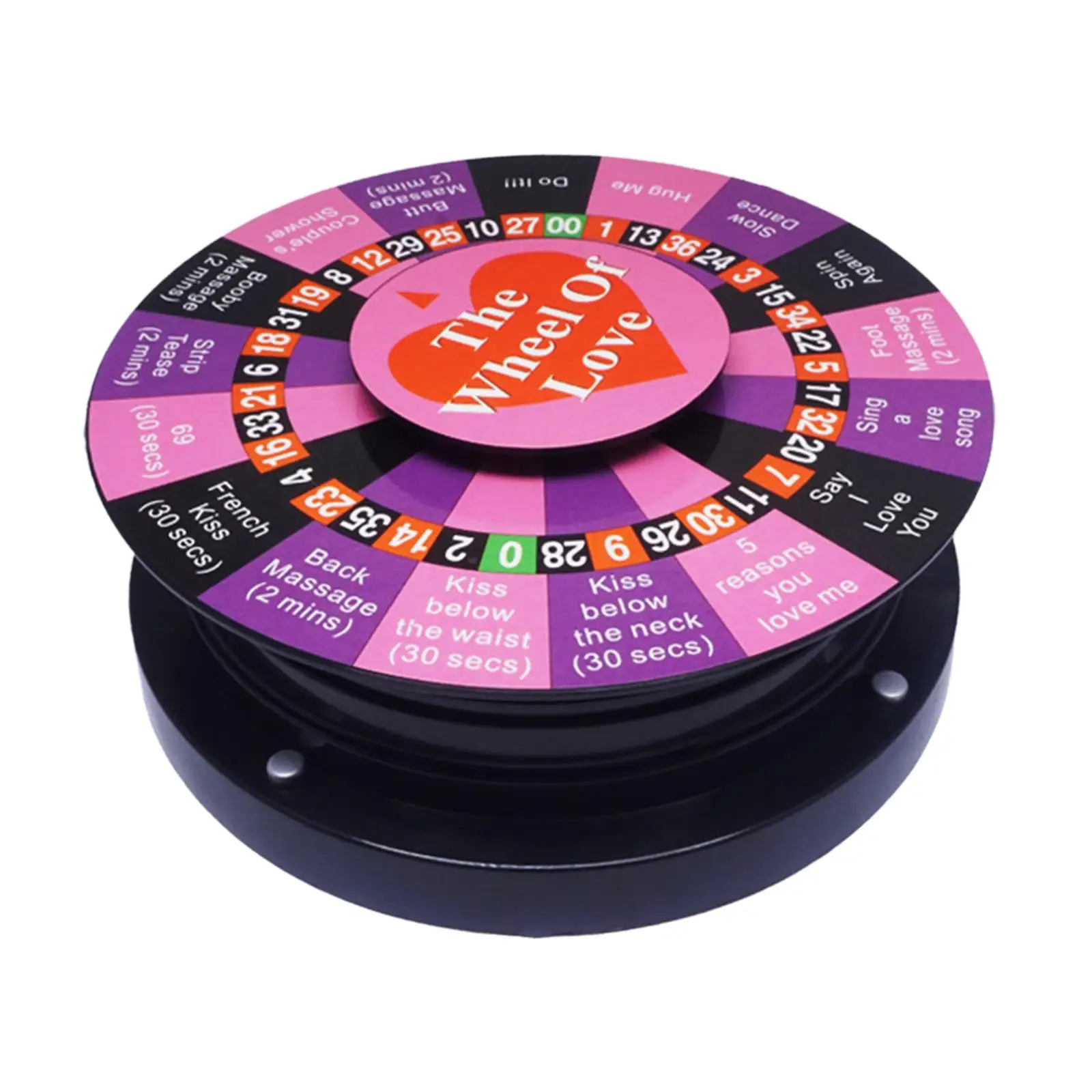 Electric Turntable Entertainment Turntable Party Game Wheel Gift, Valentine Game