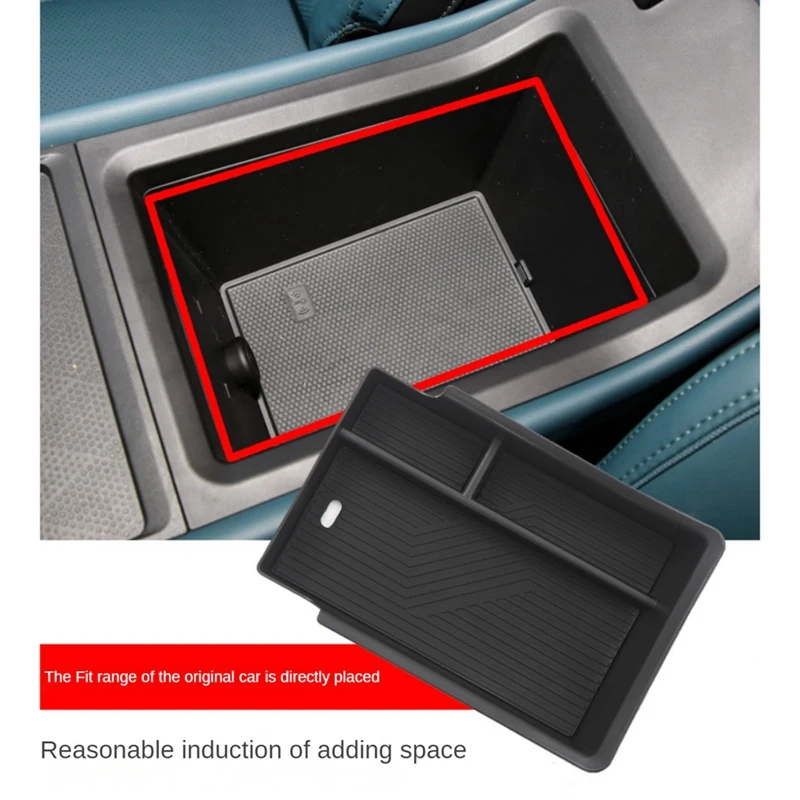 For SAIC MG7 MG 7 2023 2024 Centre Console Organiser Armrest Storage Box Tray Interior Spare Parts Accessories