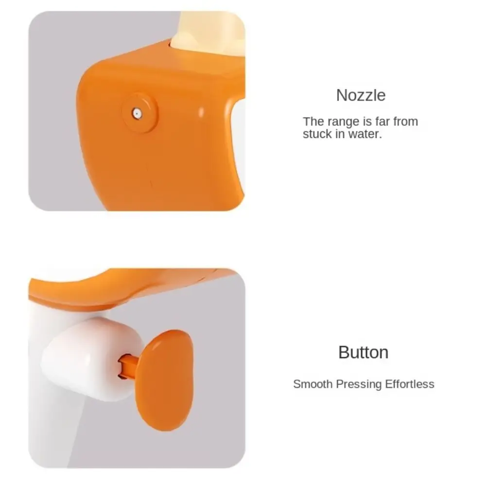 Fruit-shaped Banana Water Spray Toys Animal Design Press Type Orange Bath Fountain Toy Plastic Easy To Fill