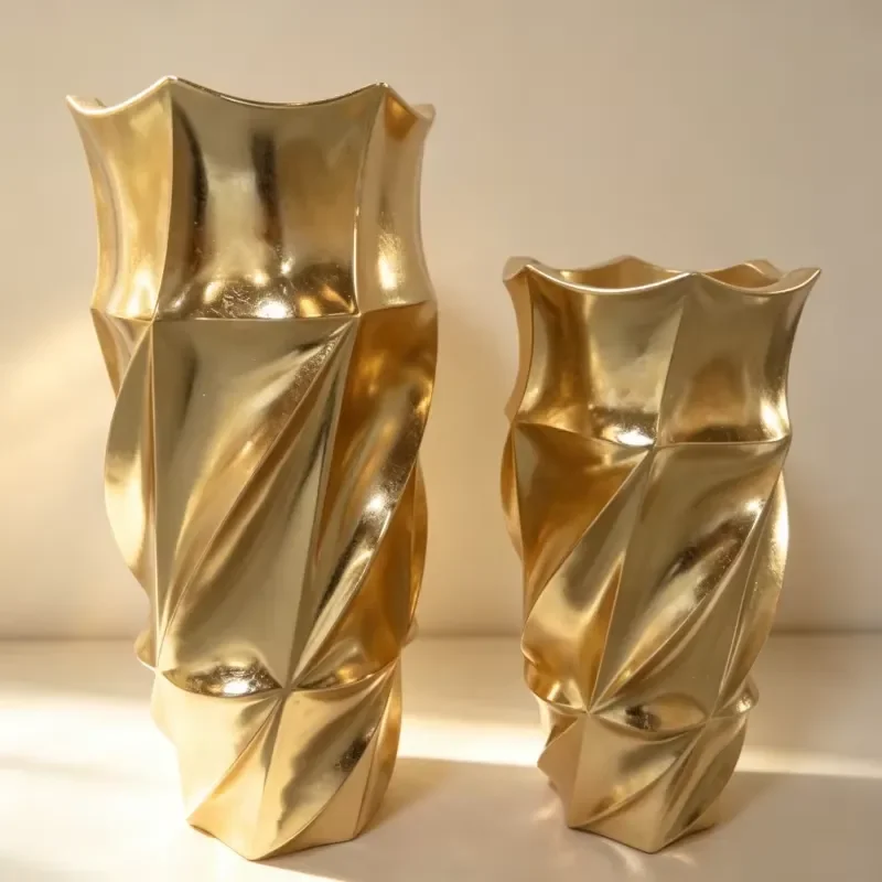 for Planters Large Outdoor Floor Pot De Fleur Luxury Gold Large Planters for Hotel