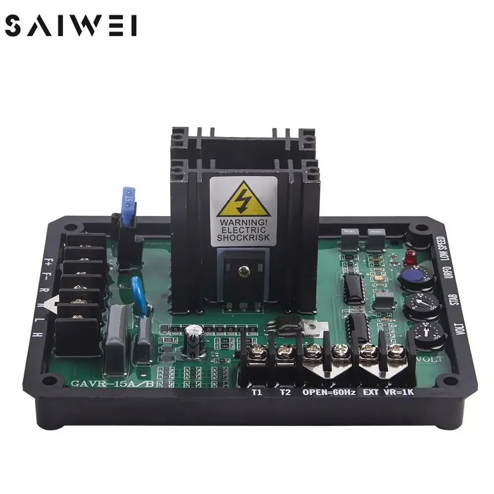 New GAVR15B AVR Brushless Diesel Generator Automatic Voltage Regulator Stabilizer 500kva Power Alternator Control Panel Gavr-15A