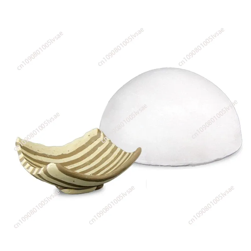 Semi-round Plaster Clay Mold Can Be Reused Pottery Supplies  Ceramics Model Manual Round Bowl Creative Modeling Making Tools