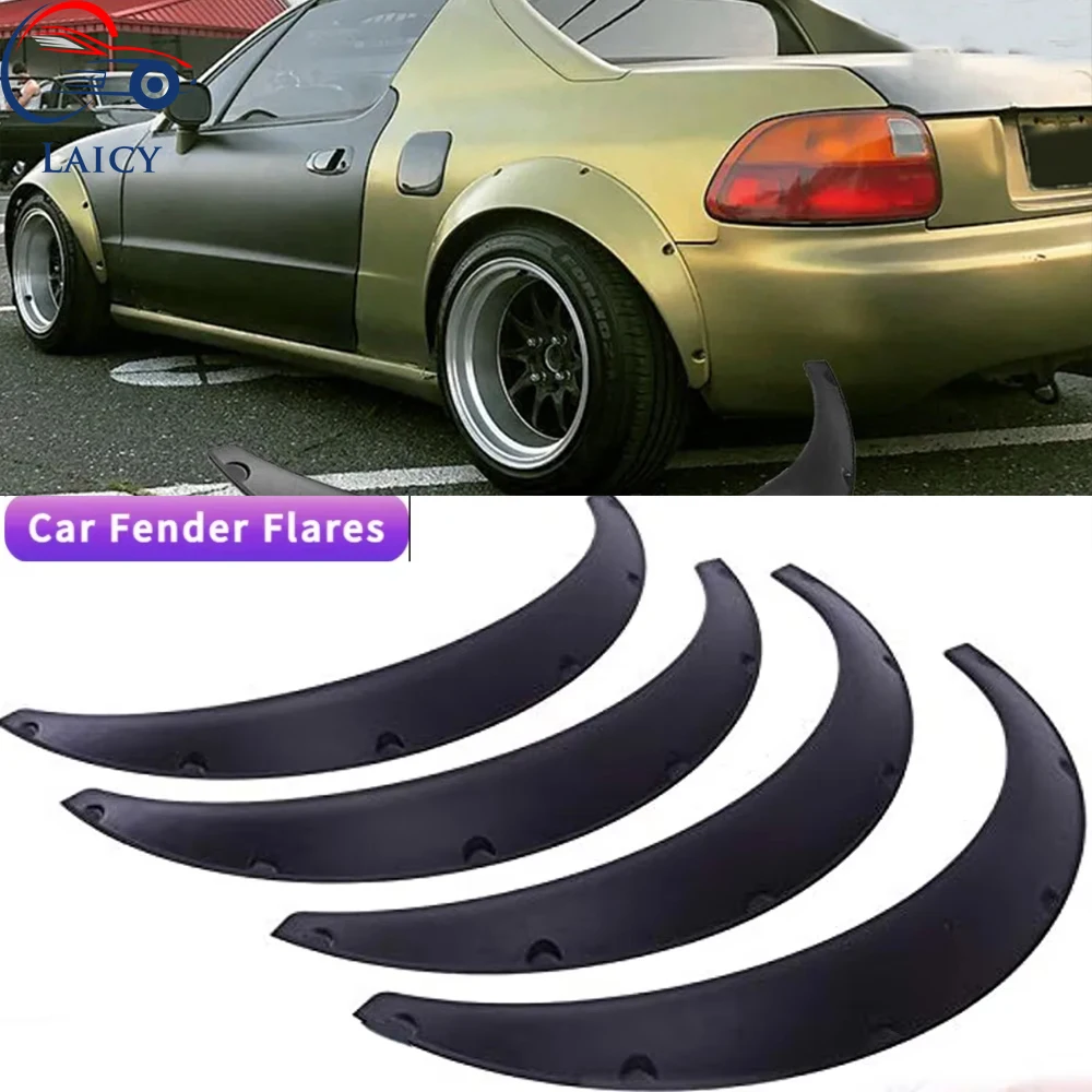 LAICY For Honda Civic Accord Car Wheel Arch Fender Flares Mudguard Mud Splash Guard Extra Wide Wheel Kit Auto Parts