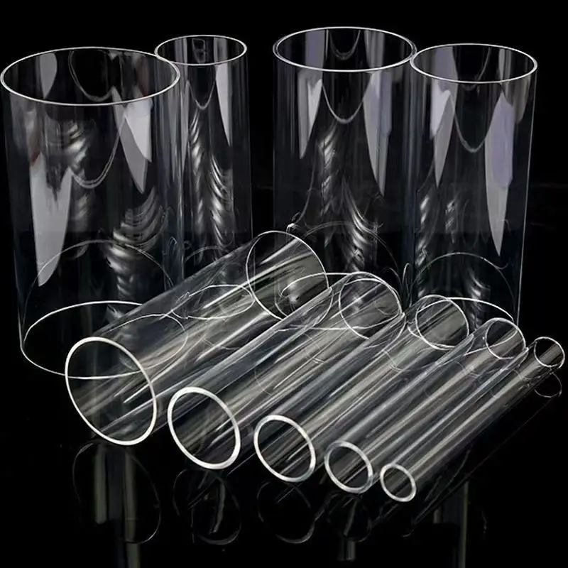 2PCS Acrylic Tube 3''(75mm)OD&multiple Sizes Plastic Pipe 15.5'' L&other Length Round Polycarbonate Tubing Chemical Resistant