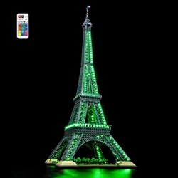 Lightaling Led Light Kit for 10307 Eiffel Tower Building Blocks Set (NOT Include the Model)  Bricks Toys for Children RC Version