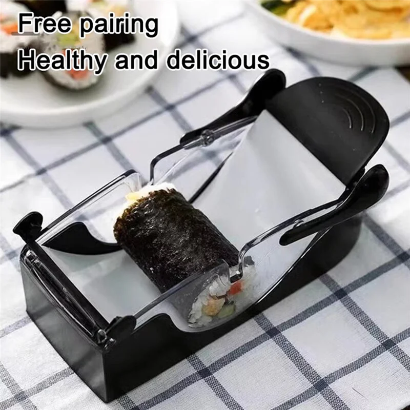Herramientas de bricolaje A25F-Sushi, tambor de arroz y verduras envueltos de algas marinas, herramienta de cocina para hacer Sushi