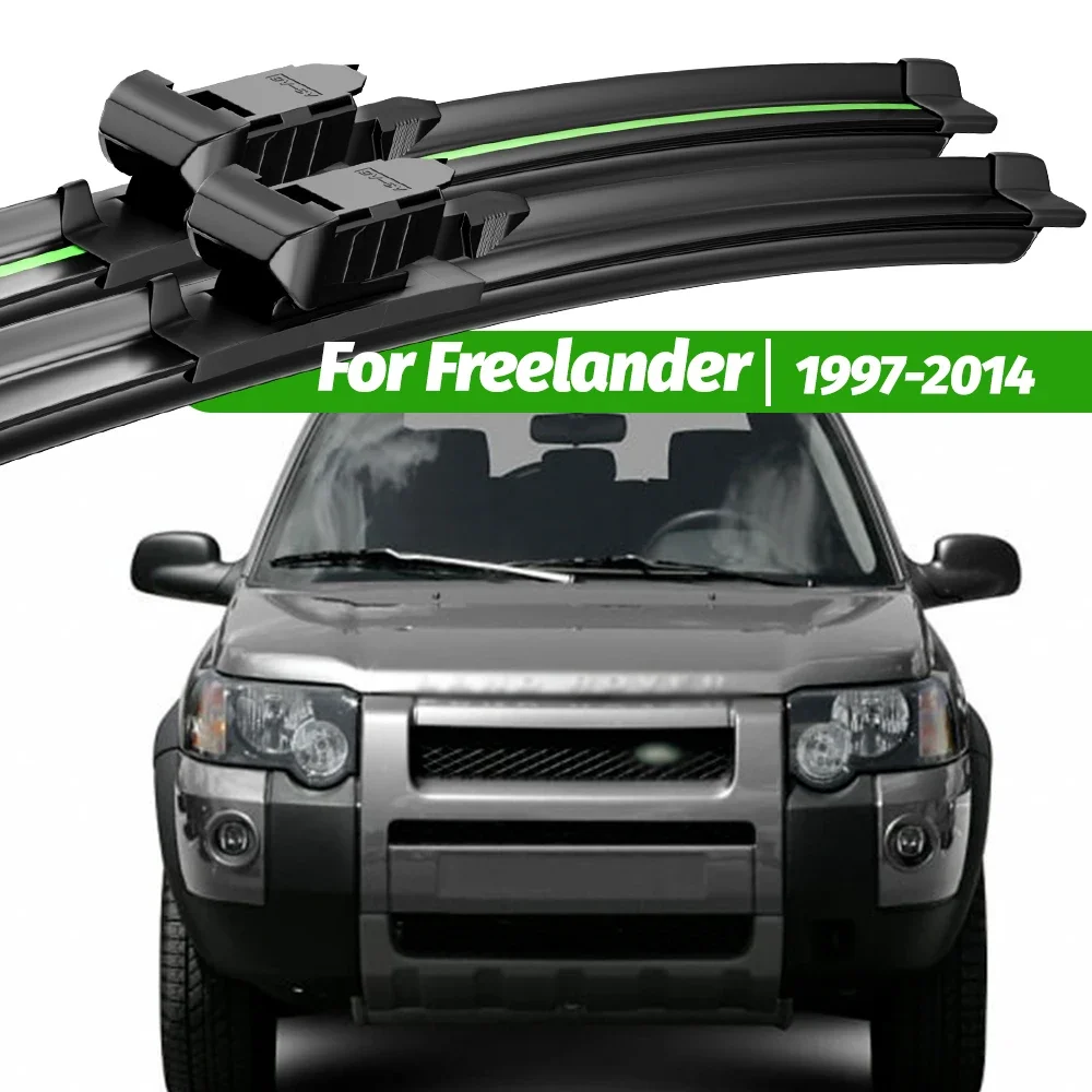 For Land Rover Freelander 1 2 1997-2014 2pcs Front Windshield Wiper Blades 2003 2006 2010 2013 Windscreen Window Accessories