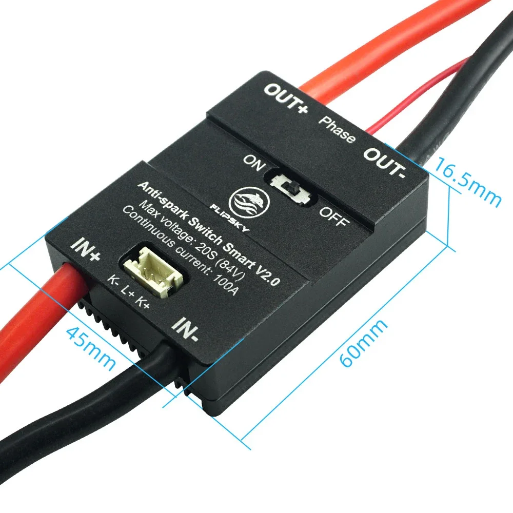 BoMaSFlipsky Anti Spark Switch Smart Enhanced 300a For Electric Skateboard /ebike/ Scooter/robots