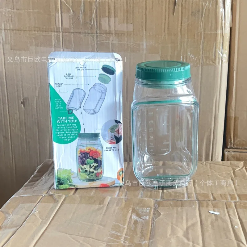 Salad Pod Vertical Layering Salad Pod Built-in Salad Storage Container