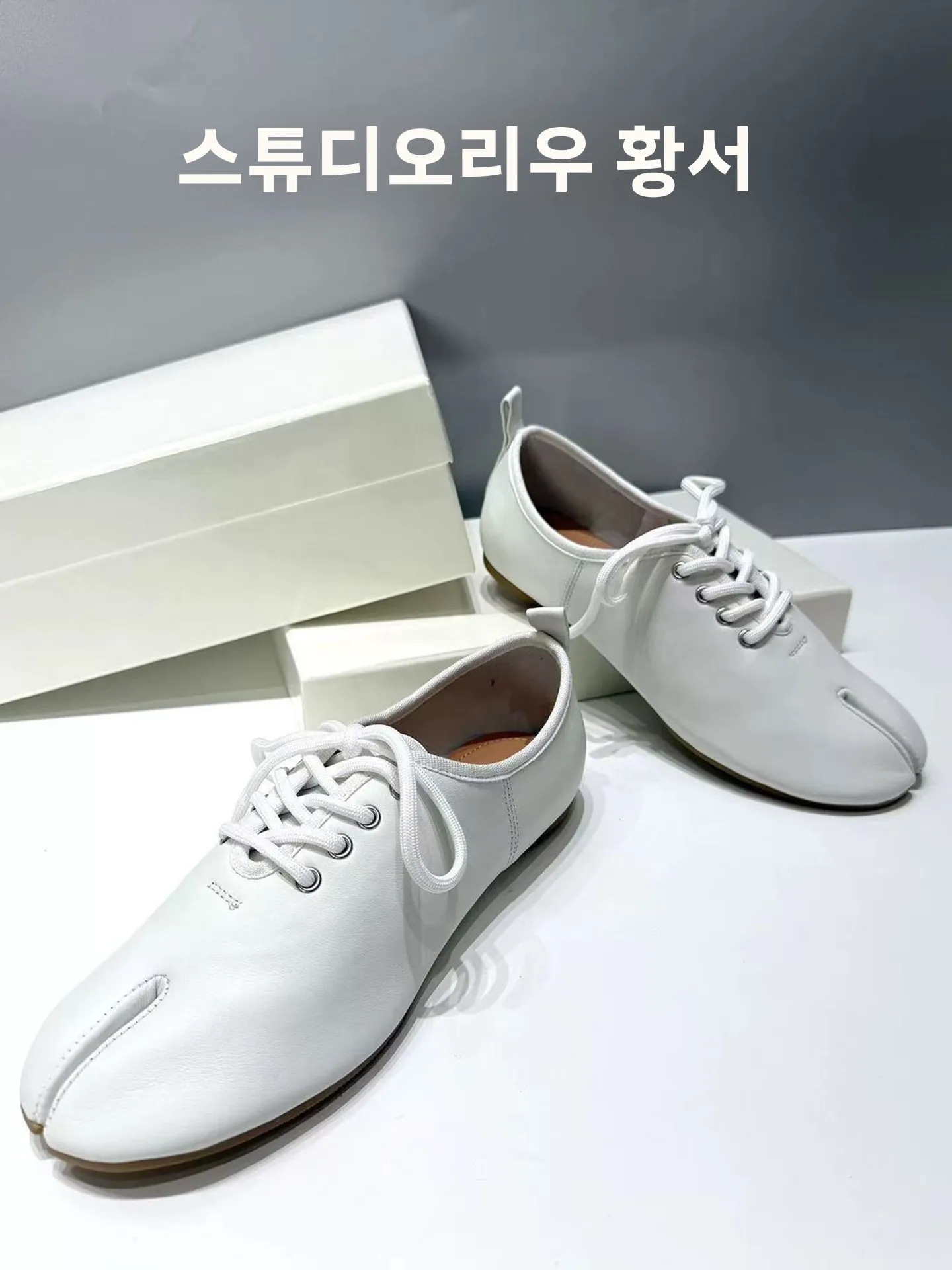comfortable-soft-bottom-korean-style-leather-version-flat-bottom-ballet-tie-shoelace-spring-summer-fashion-single-shoes