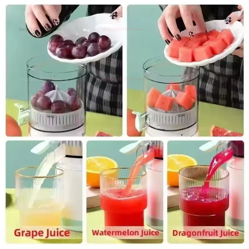 Presse-agrumes électrique Portable 7.4V, mélangeur de fruits Rechargeable par USB pour jus d'orange et de citron, mélangeur de jus personnel domestique