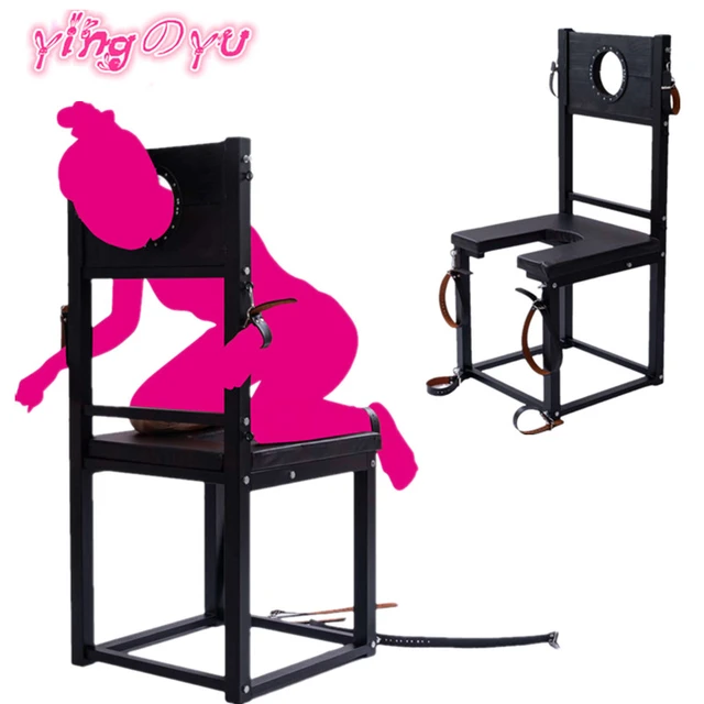 BDSM Bondage Chair Restraint Frame Handcuffs Sexy Chair Adult Sex Game  Slave Training Sex Furniture Fixed Position Forced Orgasm - AliExpress