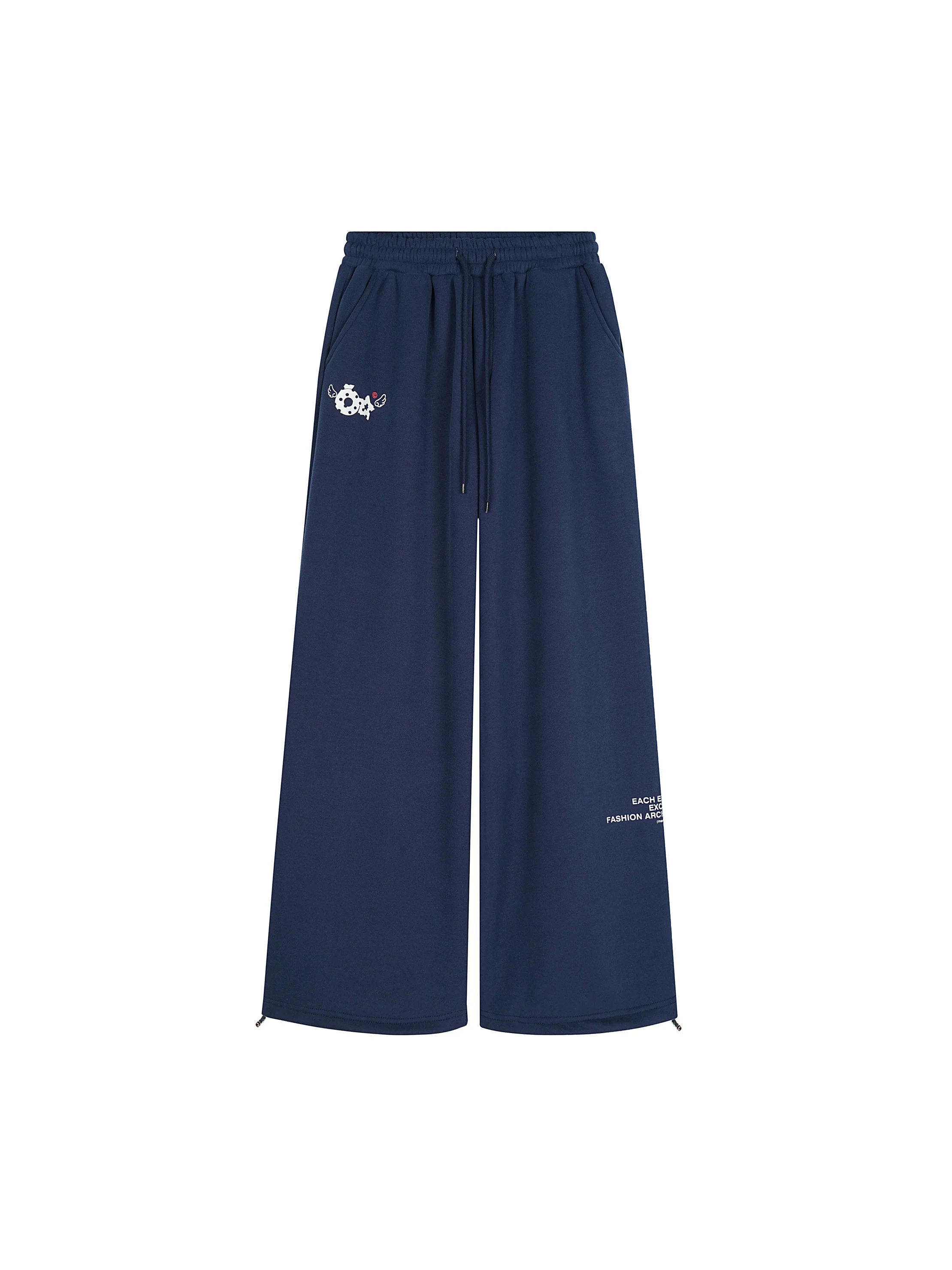 

Американские спортивные брюки с принтом в горошек и принтом крыльев, на эластичной талии, с широкими штанинами, для мужчин и женщин, зимние, для уличных танцев, свободные брюки