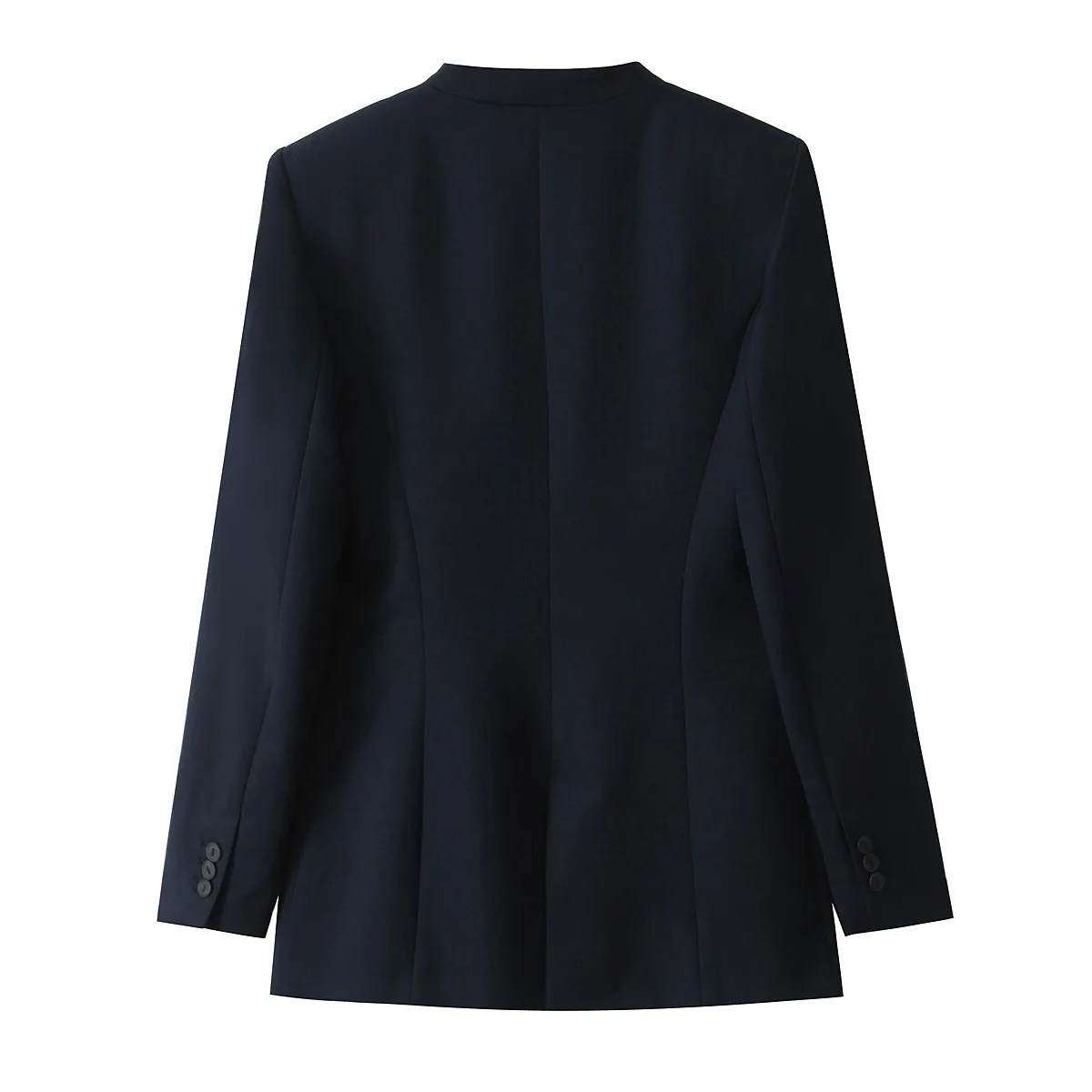 Autumn Elegant Office Lady Two PiecePant Set V-Neck Double Breasted Suit Jacket OR Straight Leg Pants Spring Fall Blazer Set
