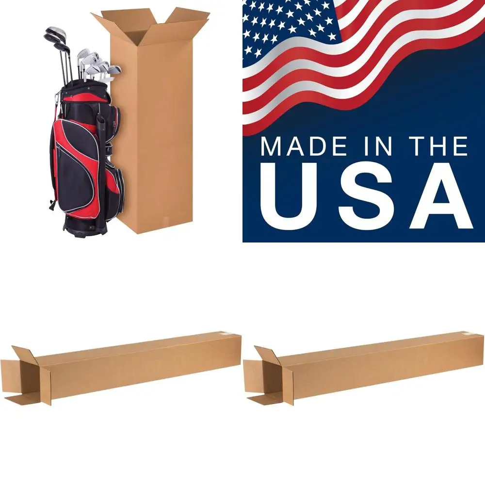 

25-Pack Long Tall Cardboard Moving Boxes 6x6x48 Inches for Shipping, Storage, Home & Business
