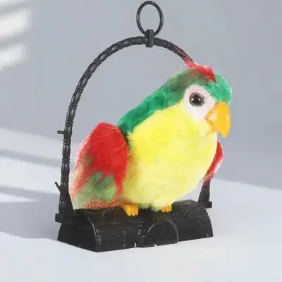

1Pcs Electric Recording Talking Parrot No Early Learning Educational Kids Gift Hanging Decor Bedroom Decoration