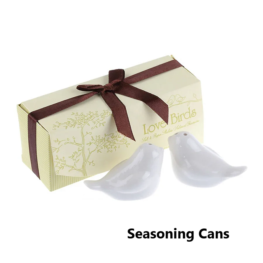 Love Bird Salt & Pepper Shaker Wedding Favors And Gifts For Guests Souvenirs Decoration Event & Party Kitchen Supplies