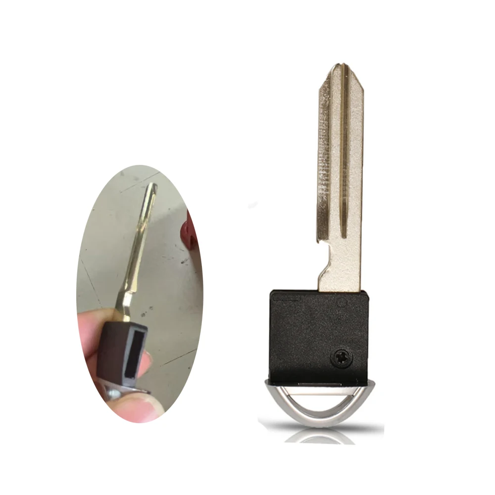 Car Remote Car Smart Key Keyless Emergency Insert Uncut Blade Blank for Nissan for Infiniti Alitma Armada Cube EX35 M35 M45