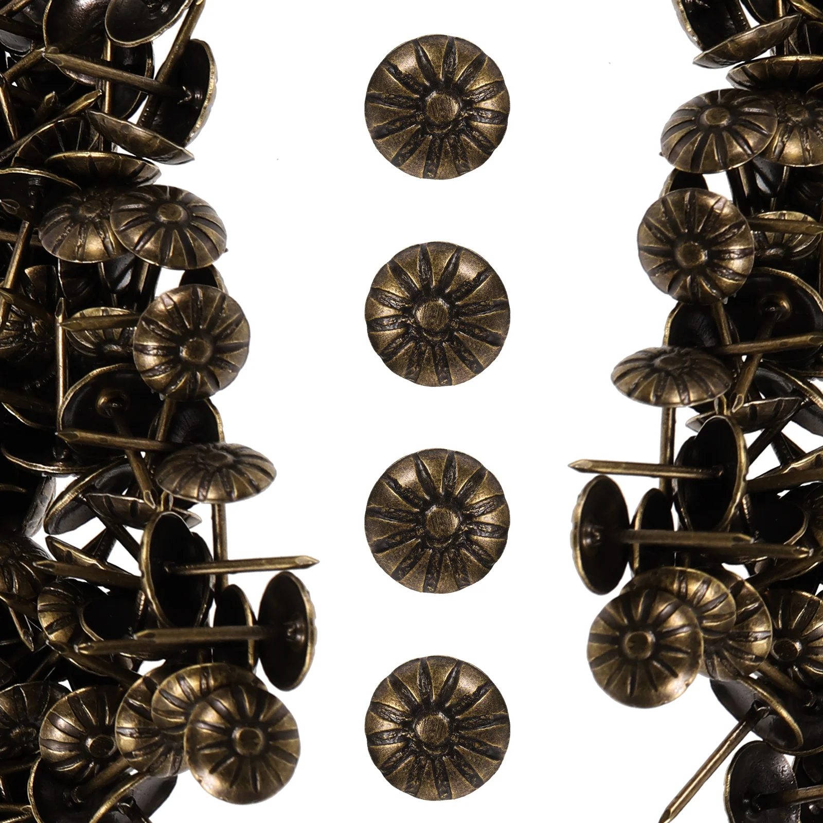 

300pcs Upholstery Decorative Sofa Nails Iron Furniture Retro Vintage Thumb Tacks DIY Upholstery Nails For Diy Push Pins